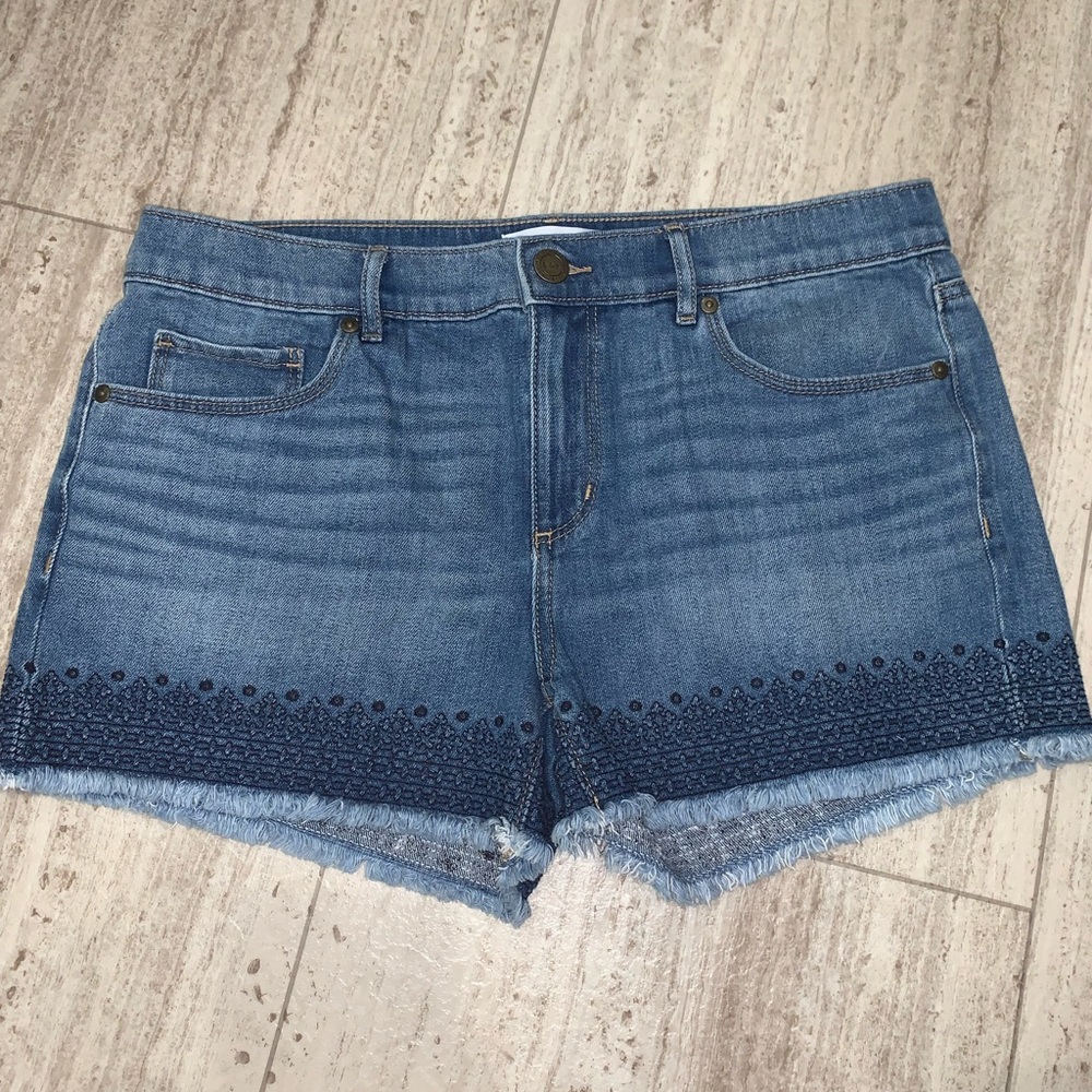 LOFT Mid-Rise Jean Shorts
